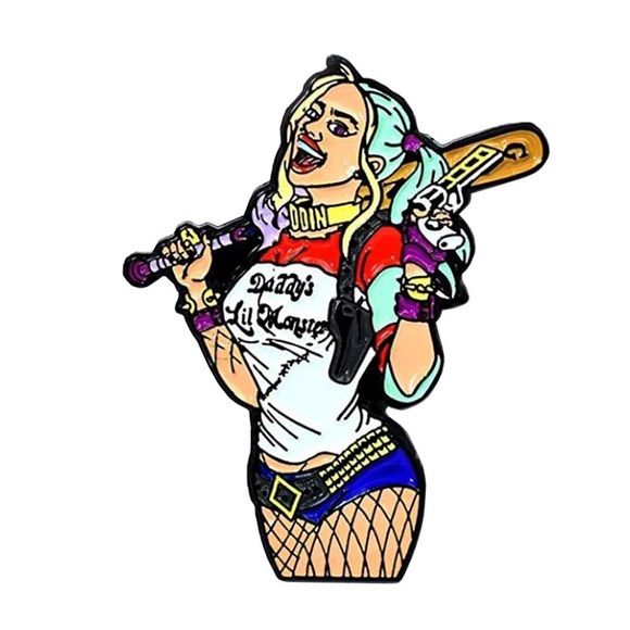 Harley Quinn DC Comics Enamel Pin - Picture 1 of 2